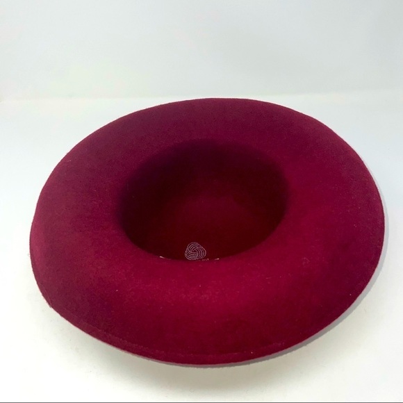 Street Smart by Betmar | 100% Wool Burgundy Hat | Made in USA - Picture 9 of 12
